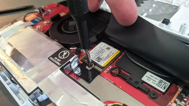 how to upgrade ROG Ally SSD